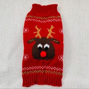 Dog sweater Reindeer Fairisle XS